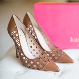 NIB - Kate Spade Lizette Leather Heels